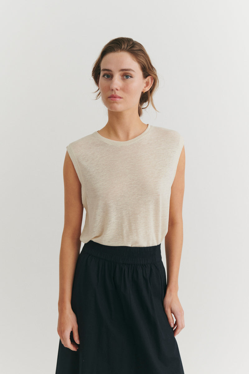 Basic Apparel Ashly Tank Toppe 873 Summer sand